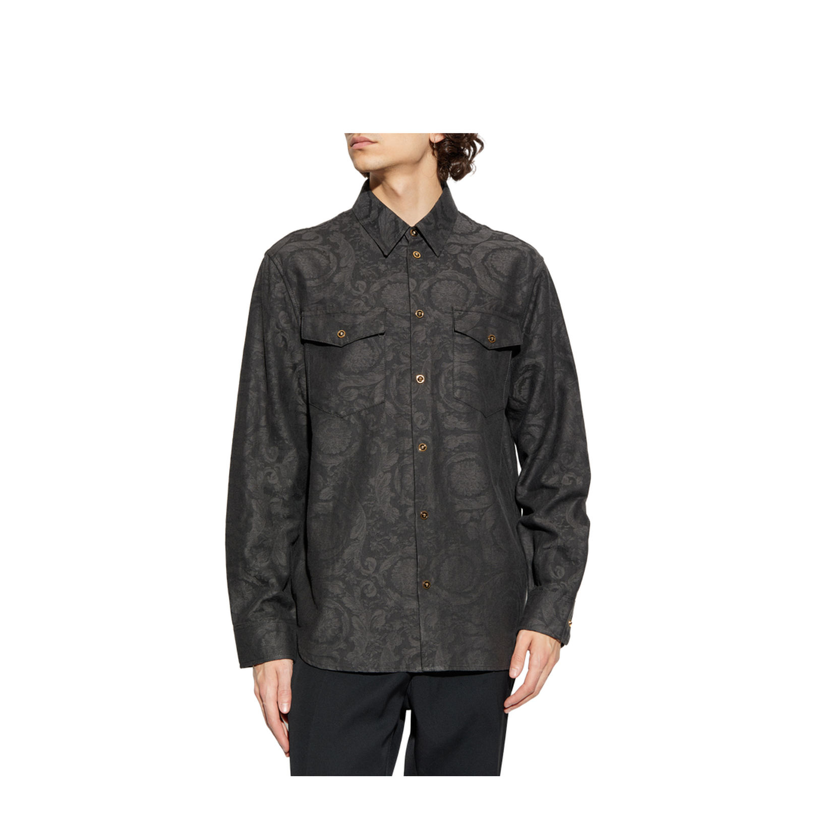 Shirt with Baroque Print