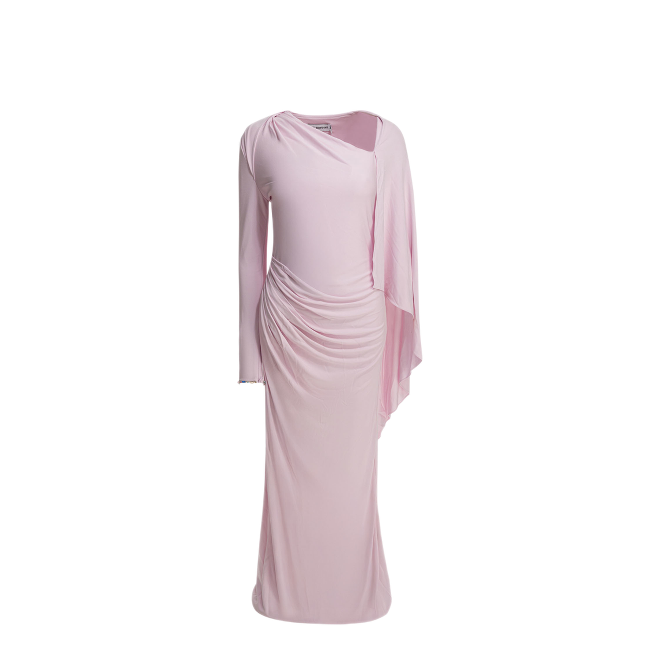 MAYFEYR - Self Portrait - Long Draped Jersey Dress - RS26505XPPINK