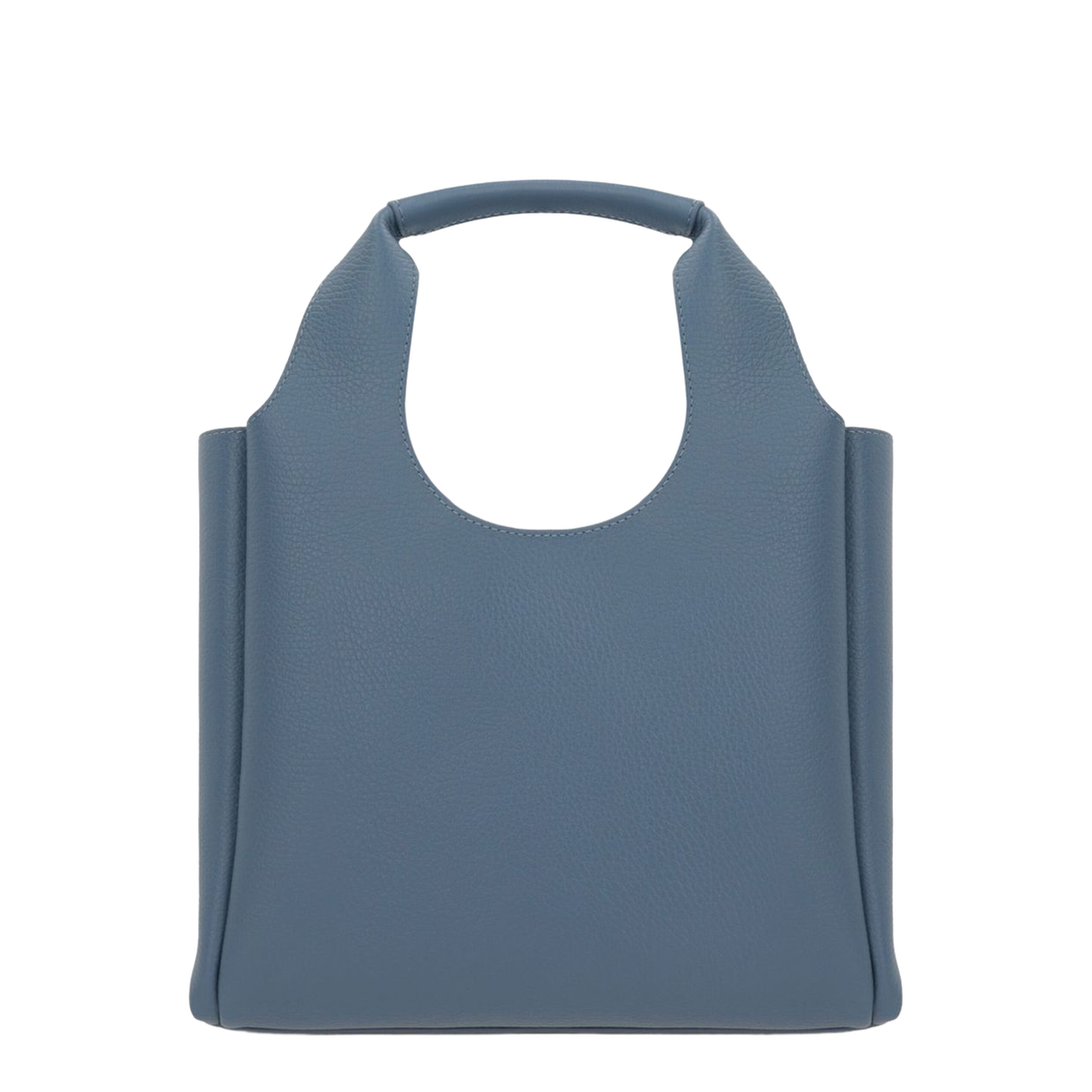 Indigo Blue Bag with Two Top Handles and Adjustable Detachable Shoulder Strap