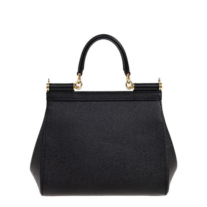 Medium Sicily Handbag in Black