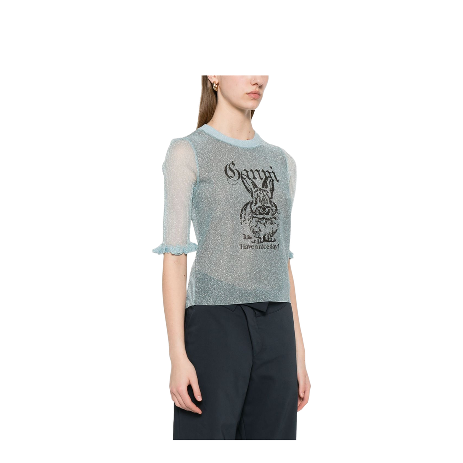 Bunny Crewneck Top