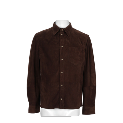 Brown Leather Shirt