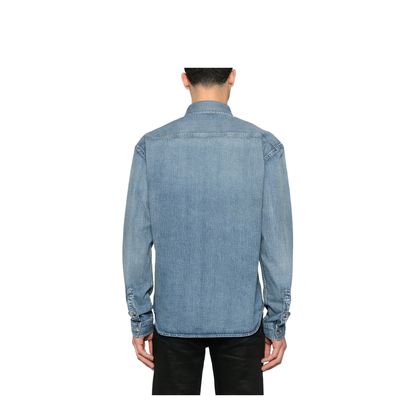 Cassandra Shirt in Day Blue Denim