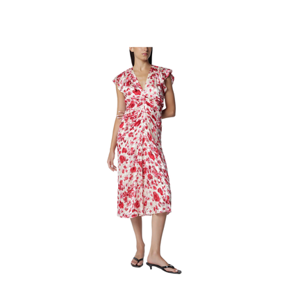 MAYFEYR - Isabel Marant - Lyndsay Dress In Printed Silk Dévoré Georgette - RO0229FFD3J14IECPK