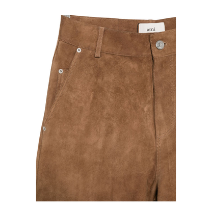 Trousers in Brown Suede