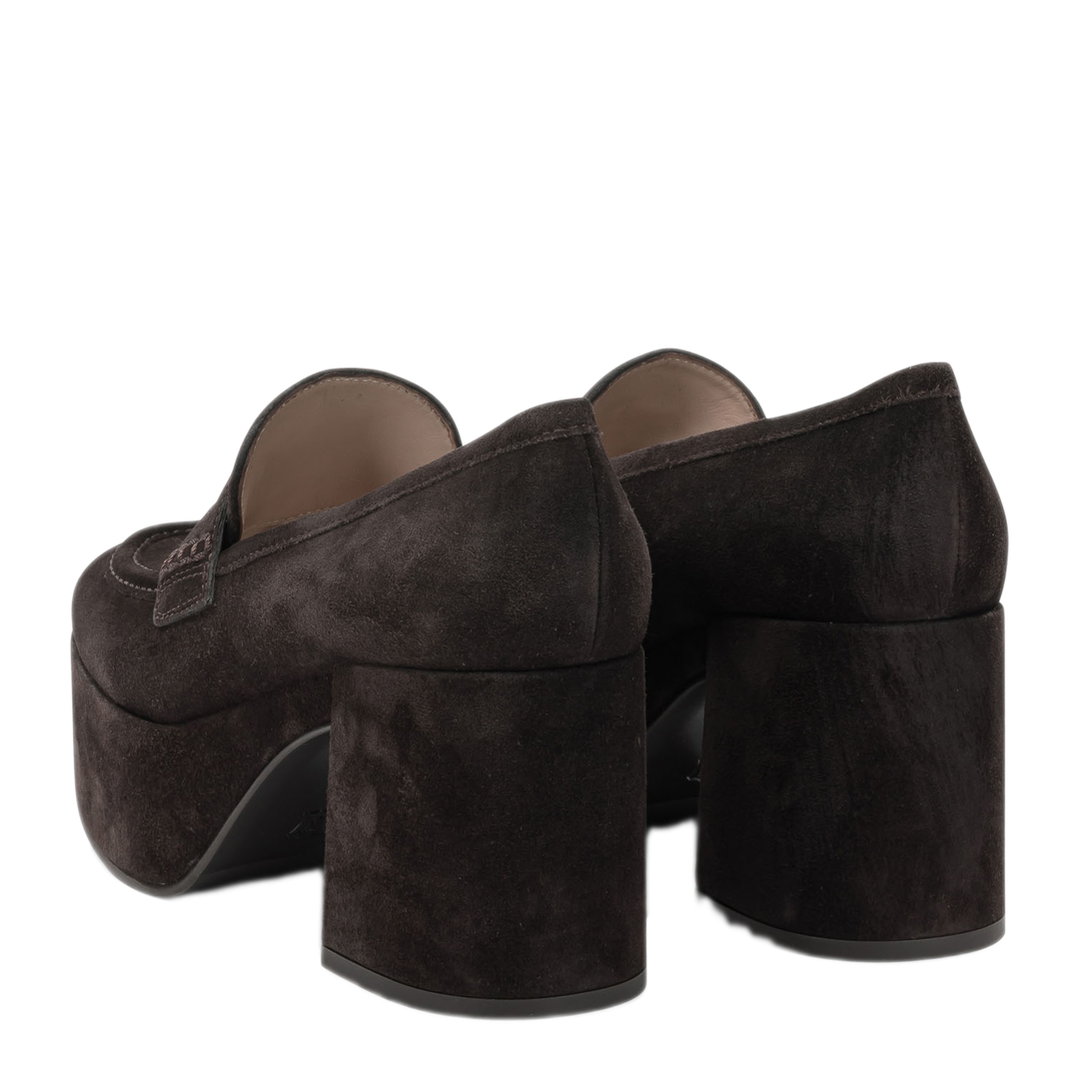 MAYFEYR - Gianvito Rossi - Jenna 75Mm Heeled Loafers - G2536335RICSUEMOKA