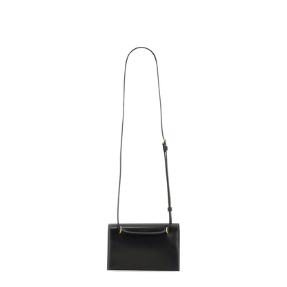 Cassandre Leather Crossbody Bags - Black