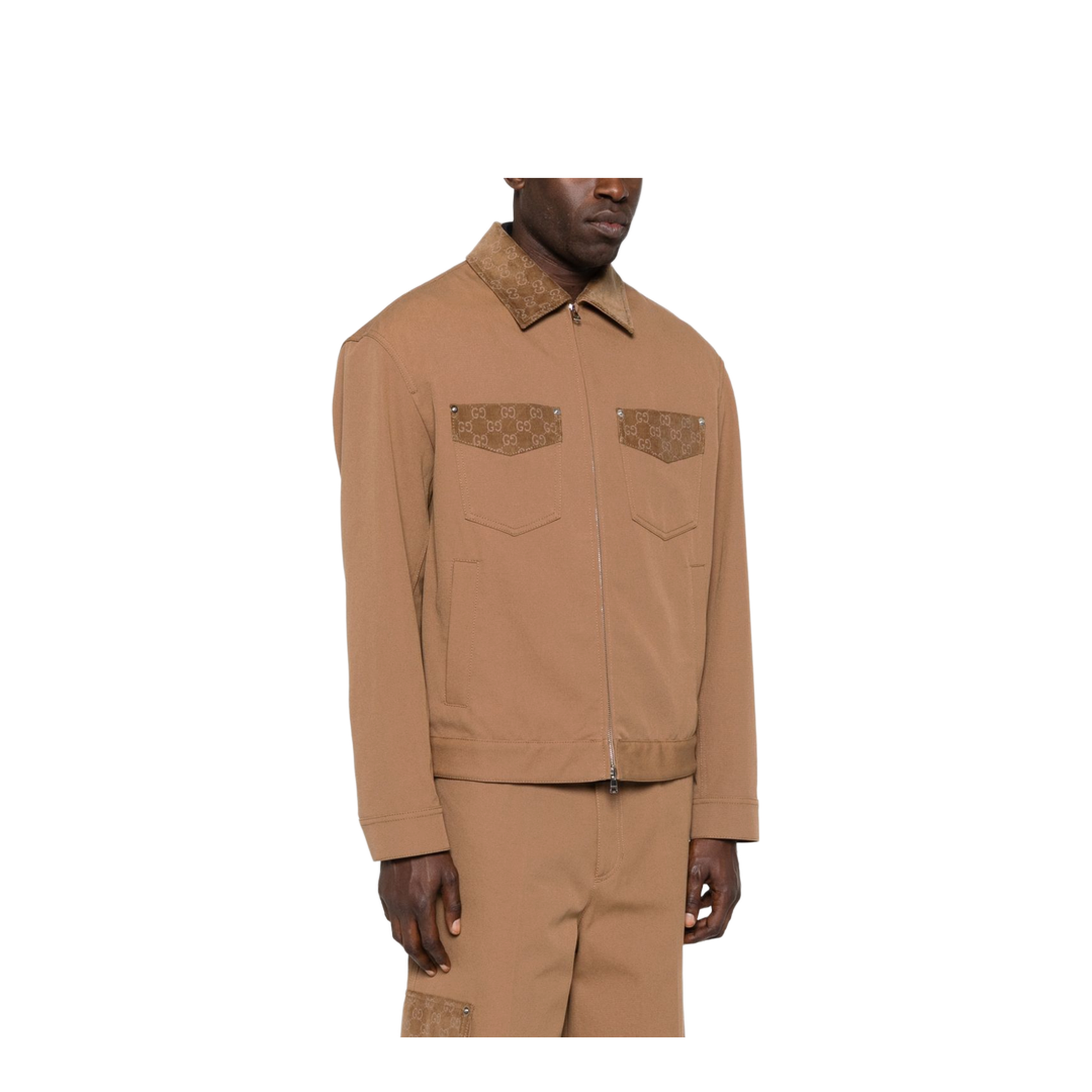 Jacket with Zipper and Collar