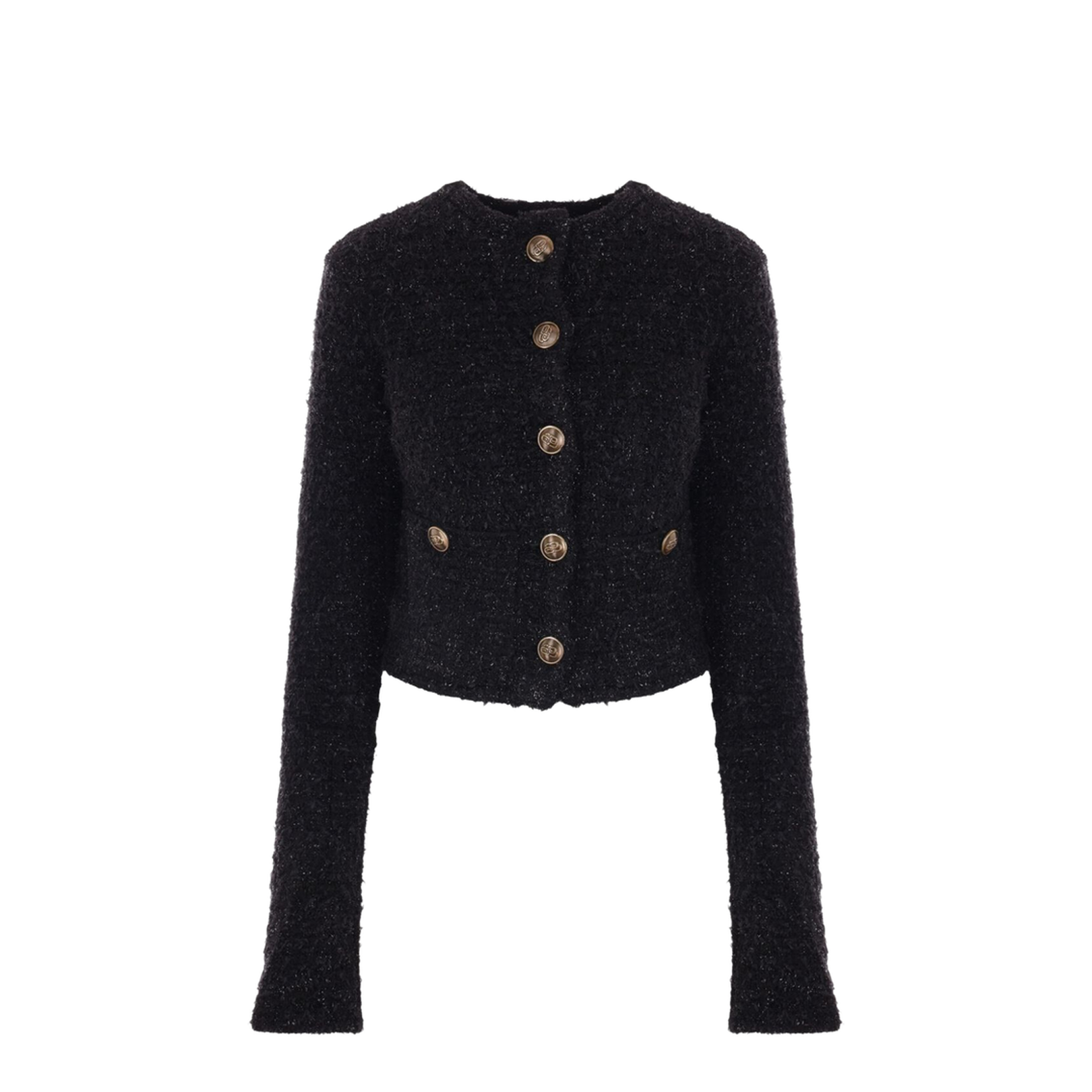 Cropped Tweed Cardigan