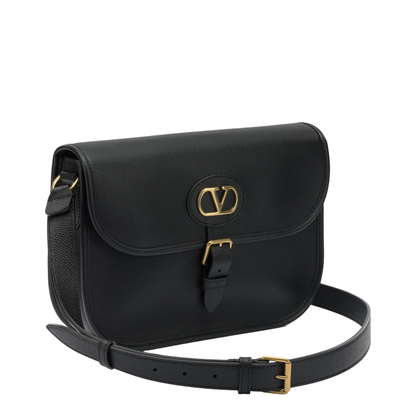 Antibes W20.5 Calfskin Shoulder Bag - Black