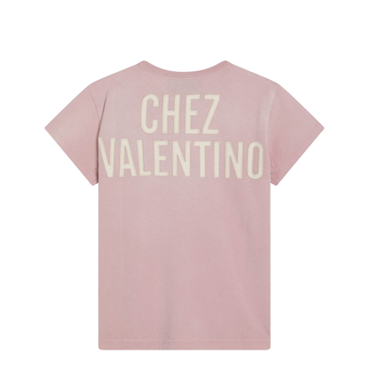 Printed Cotton T-Shirt Pink