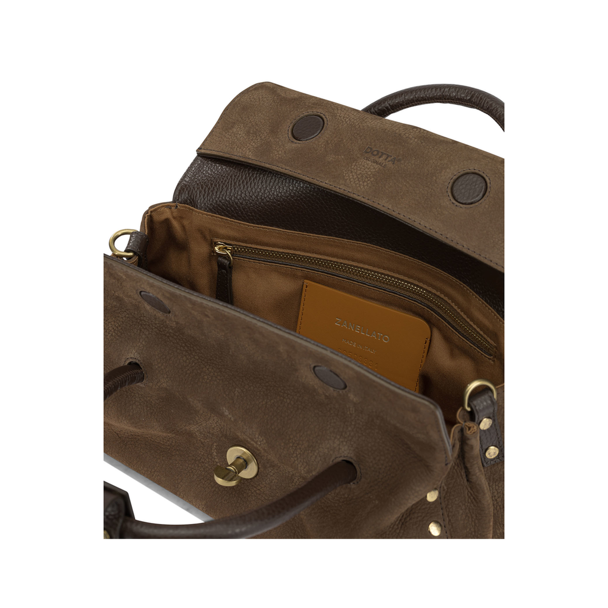 MAYFEYR - Zanellato - Dotta Medium Handbag - DOTTAJONESNABUKS0691200070000Z1164
