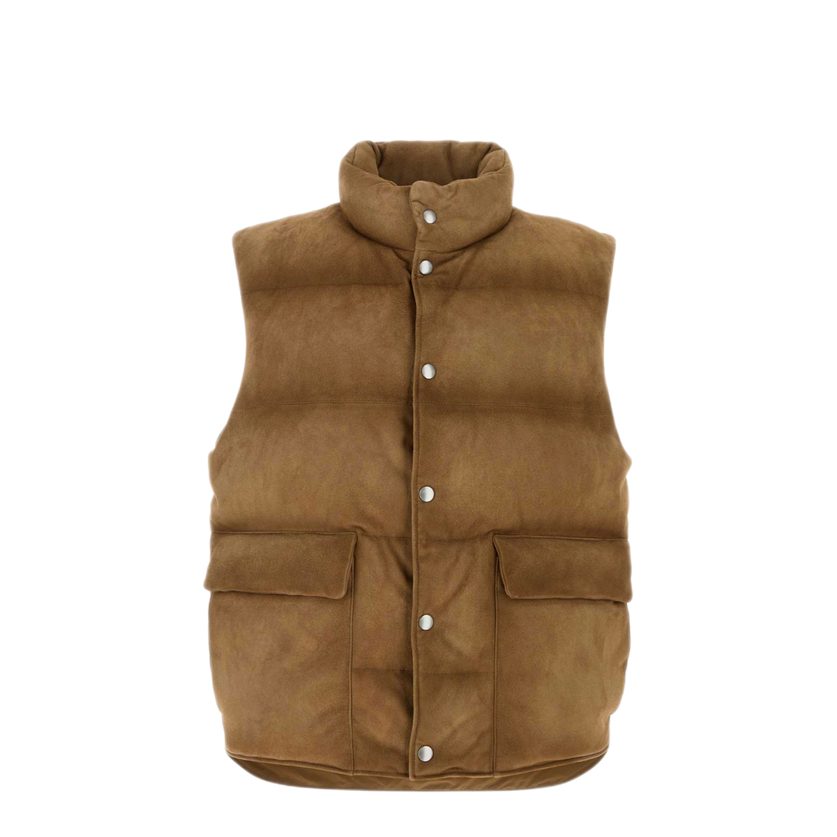 MAYFEYR - Prada - Biscuit Suede Sleeveless Down Jacket - UPT142SOOO18OMF0E2Q
