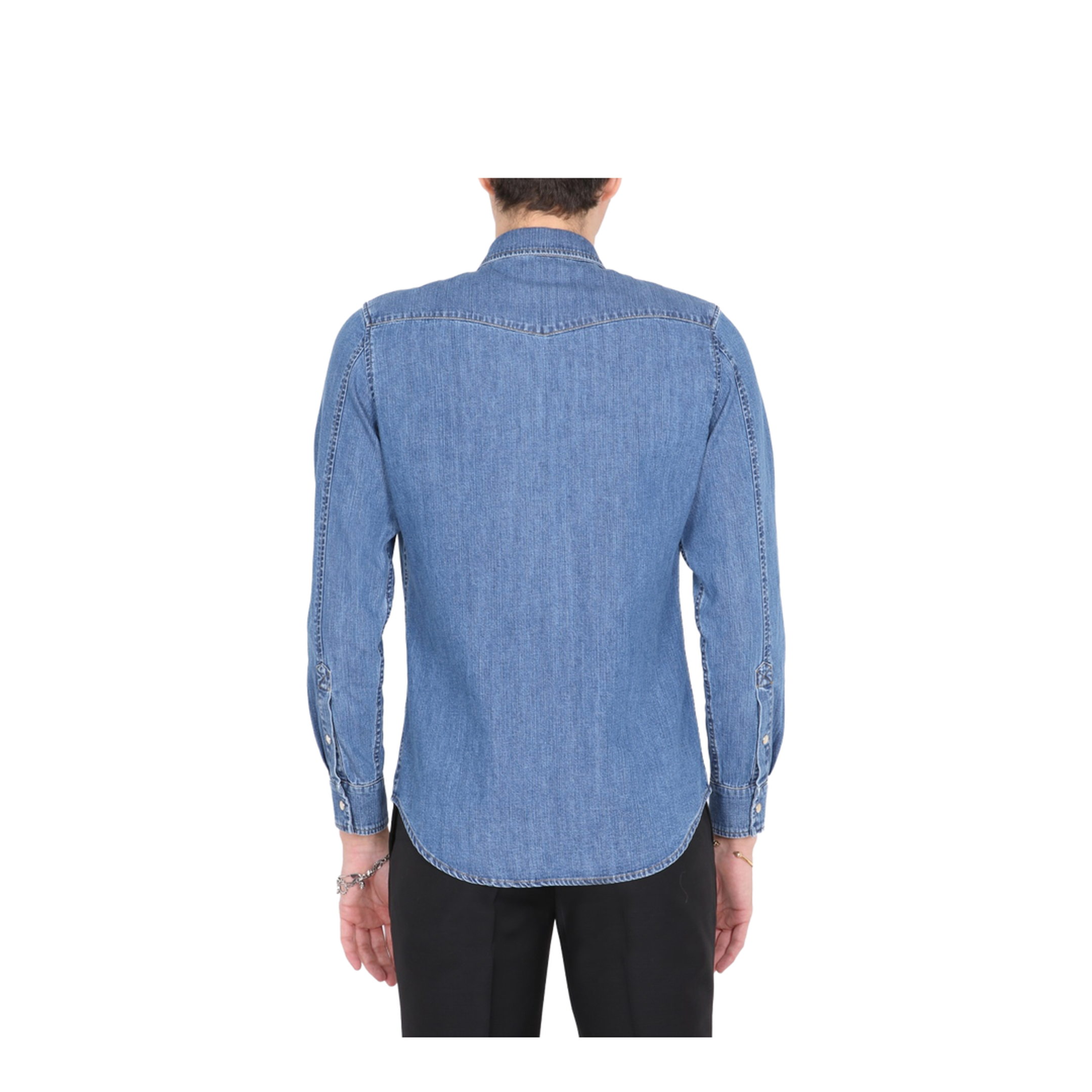 Shirt with Embroidered Logo