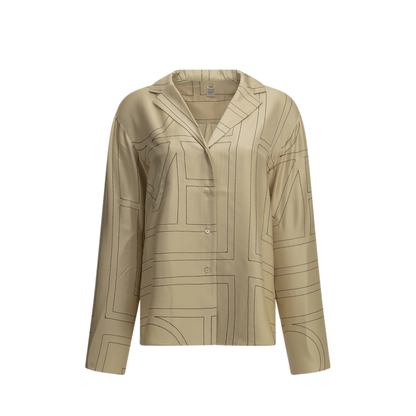 MAYFEYR - Toteme - Monogram Casual Shirt - 213755707926IVORY