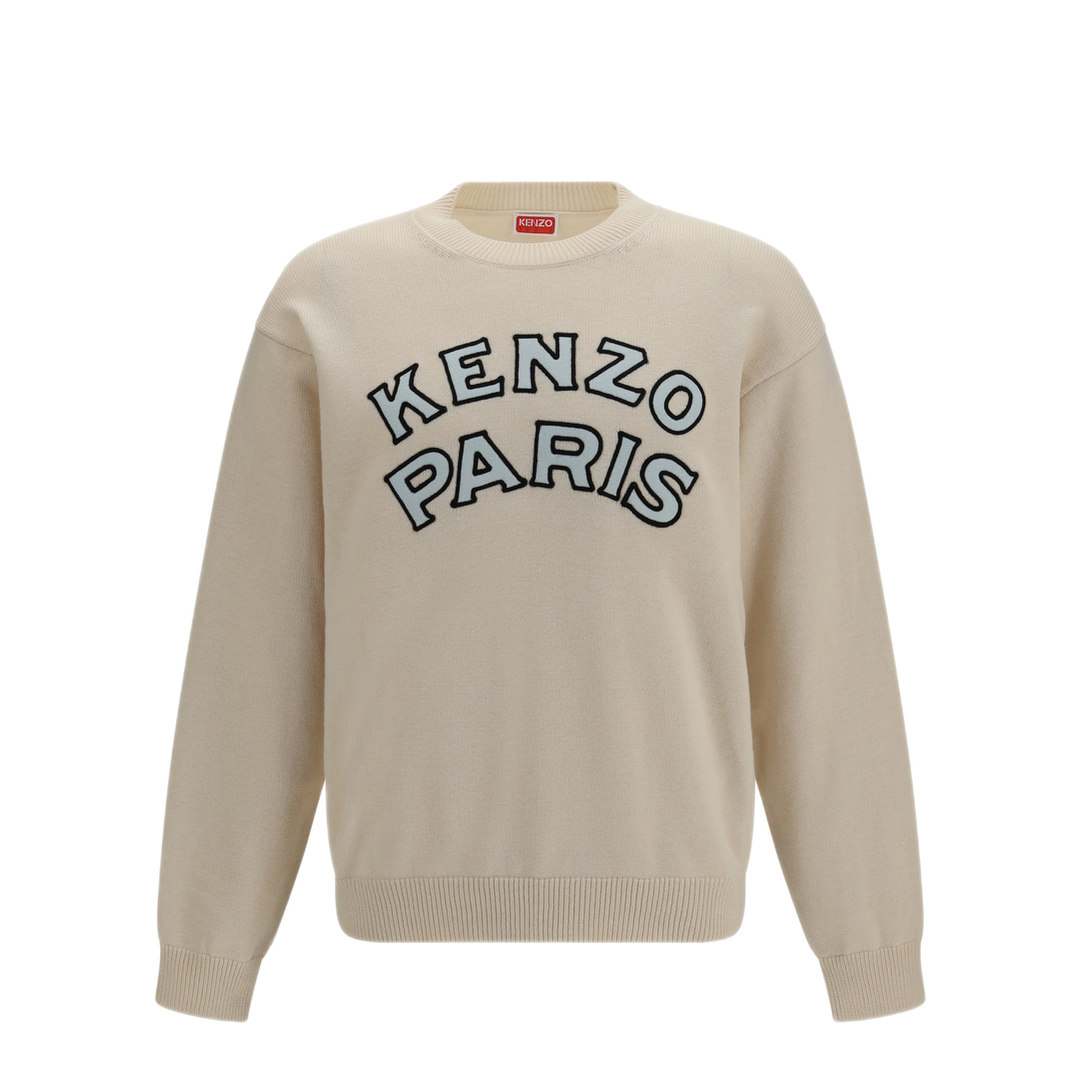 MAYFEYR - Kenzo - Paris Embroidered Wool Cotton Sweater - FG65PU8223EW02