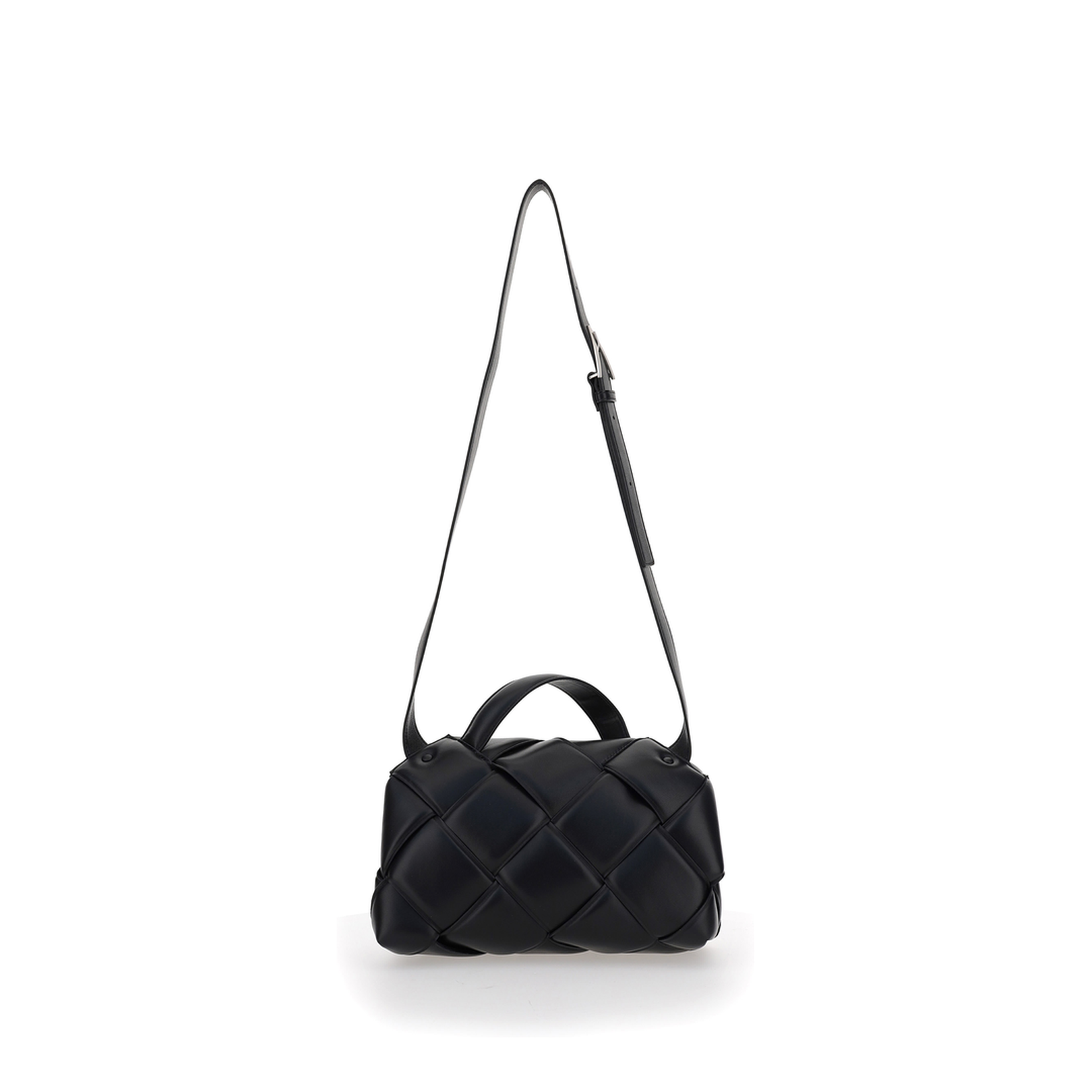 Woven Leather Shoulder Bag
