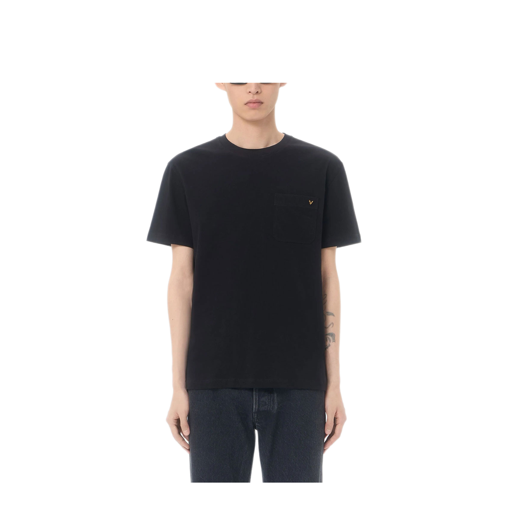 MAYFEYR - Valentino - Cotton T-Shirt With Vgold - VMG10VBGR