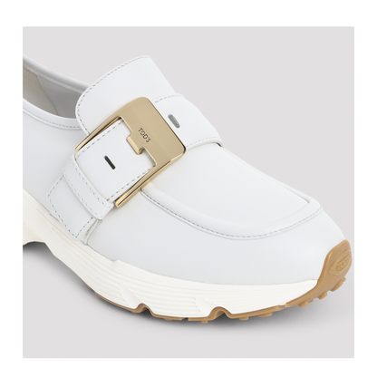 MAYFEYR - Tod's - White Lime Leather Sport Runner - XXW54C0JX90U1OB015BIANCO