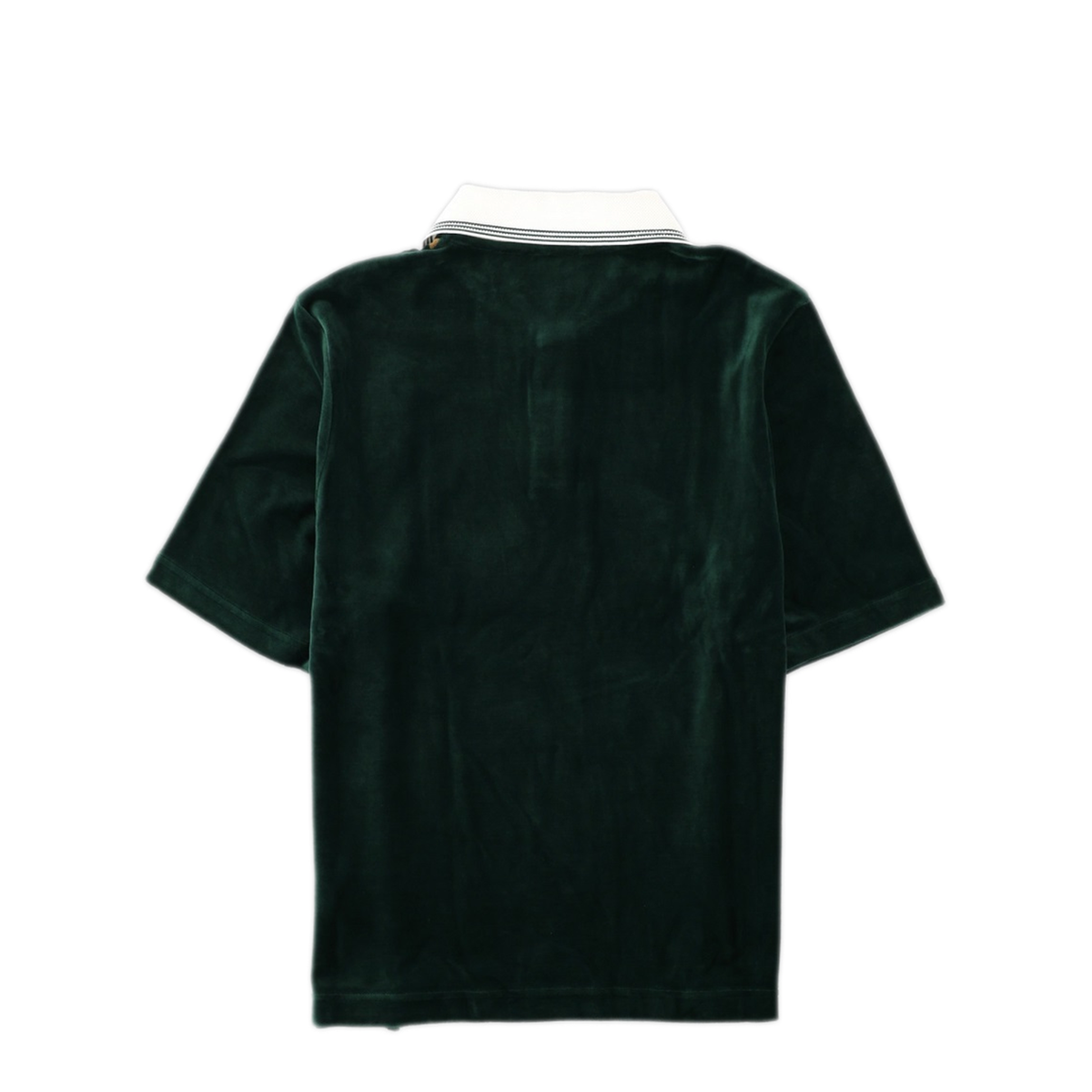MAYFEYR - Casablanca - Green Brown Off White Polo Shirt - MAW26JTP55501GREENBROWNOFFWHITE