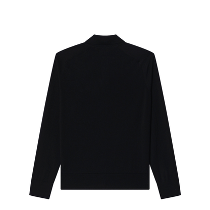 Black Wool Cardigan