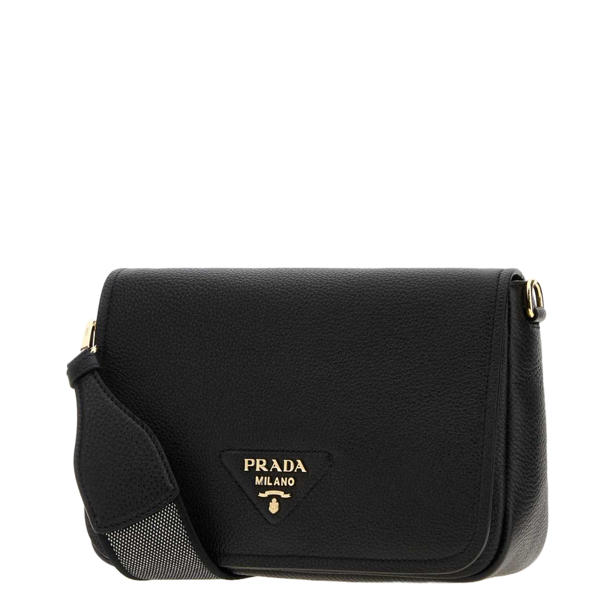 MAYFEYR - Prada - Black Leather Crossbody Bag - 1BD314V7NO2DKVF0632