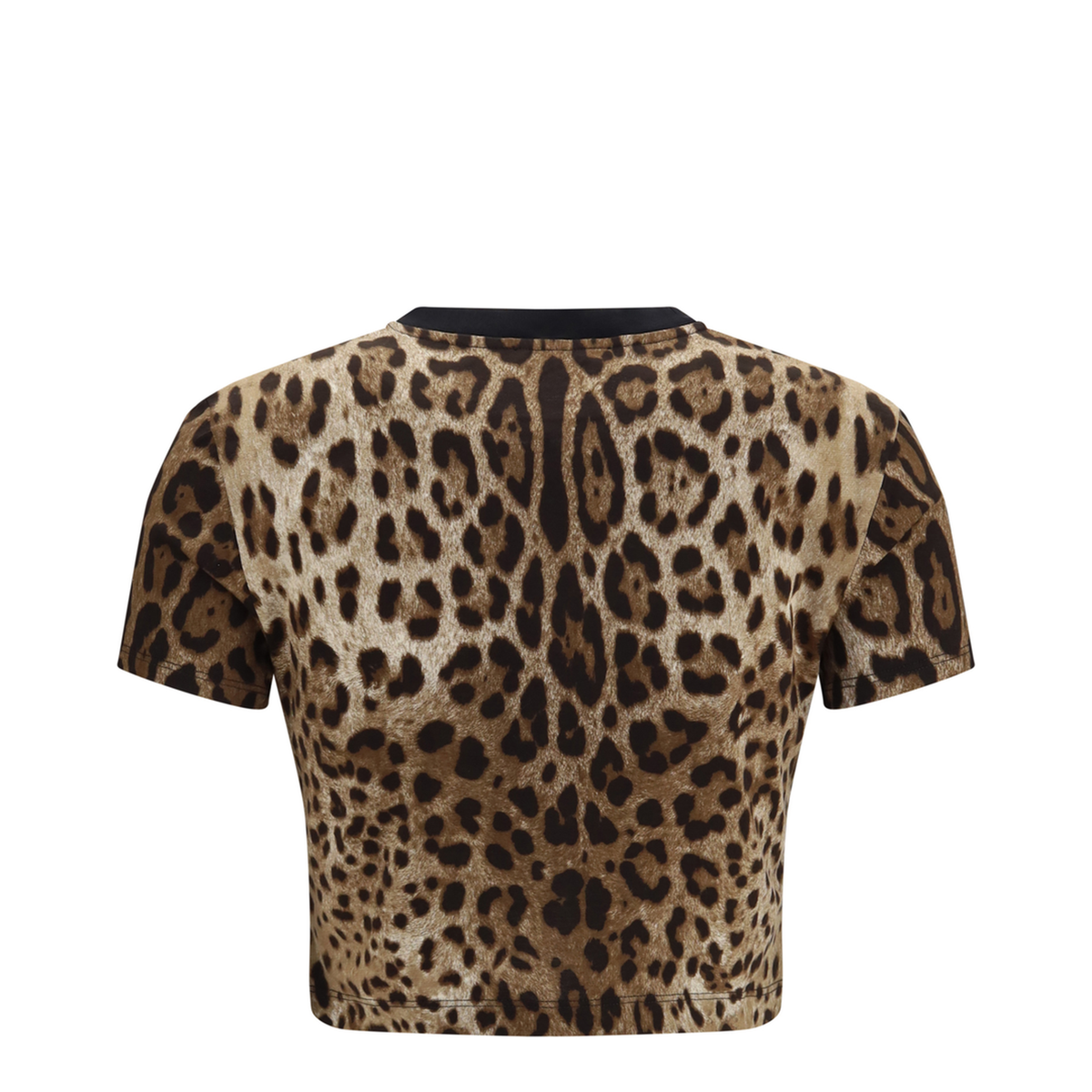 MAYFEYR - Dolce & Gabbana - Leopard Print Cropped T Shirt - F8W39TFS78SHY13M