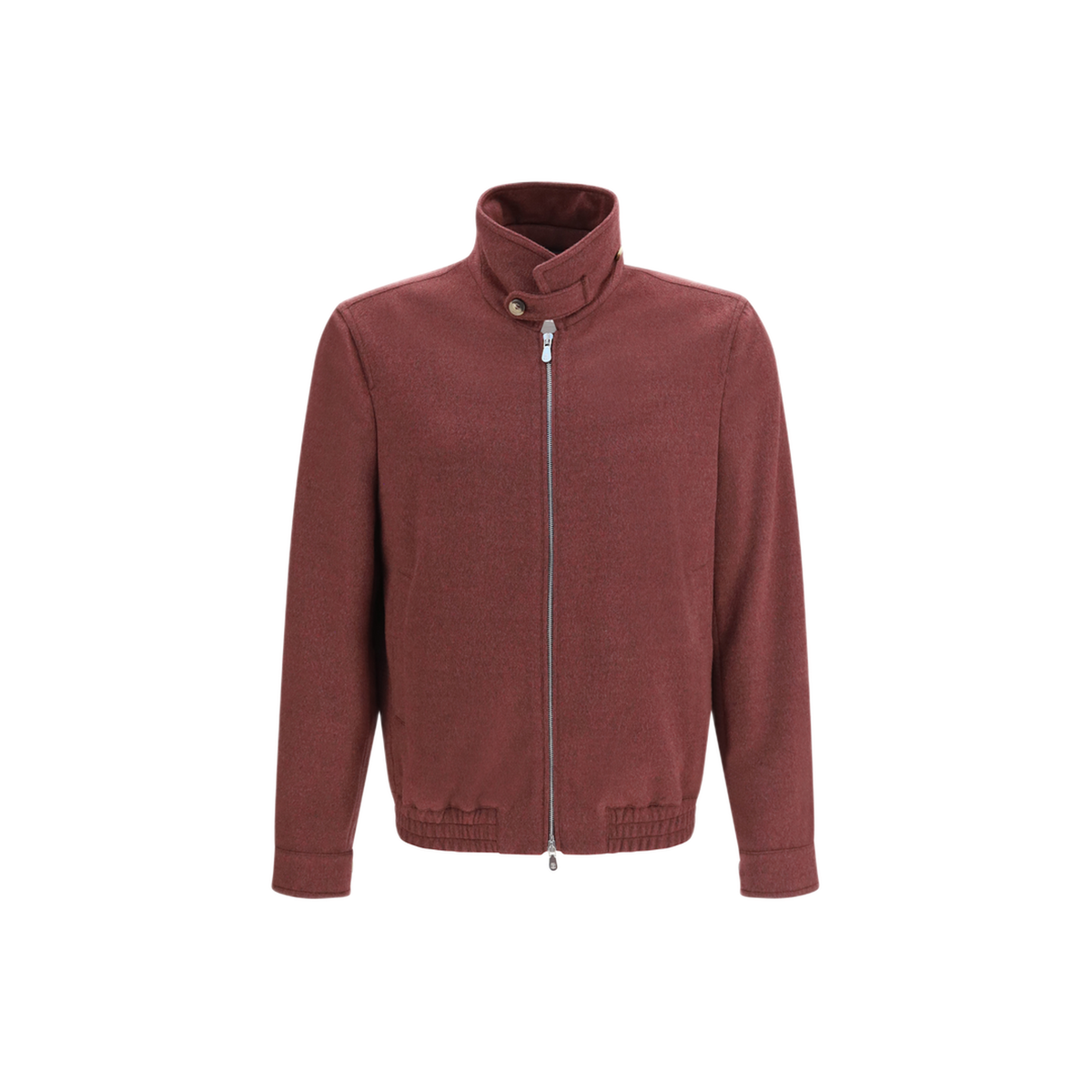 Virgin Wool Beaver Bomber Jacket