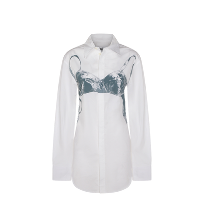 Scanned Bra Print Shirt
