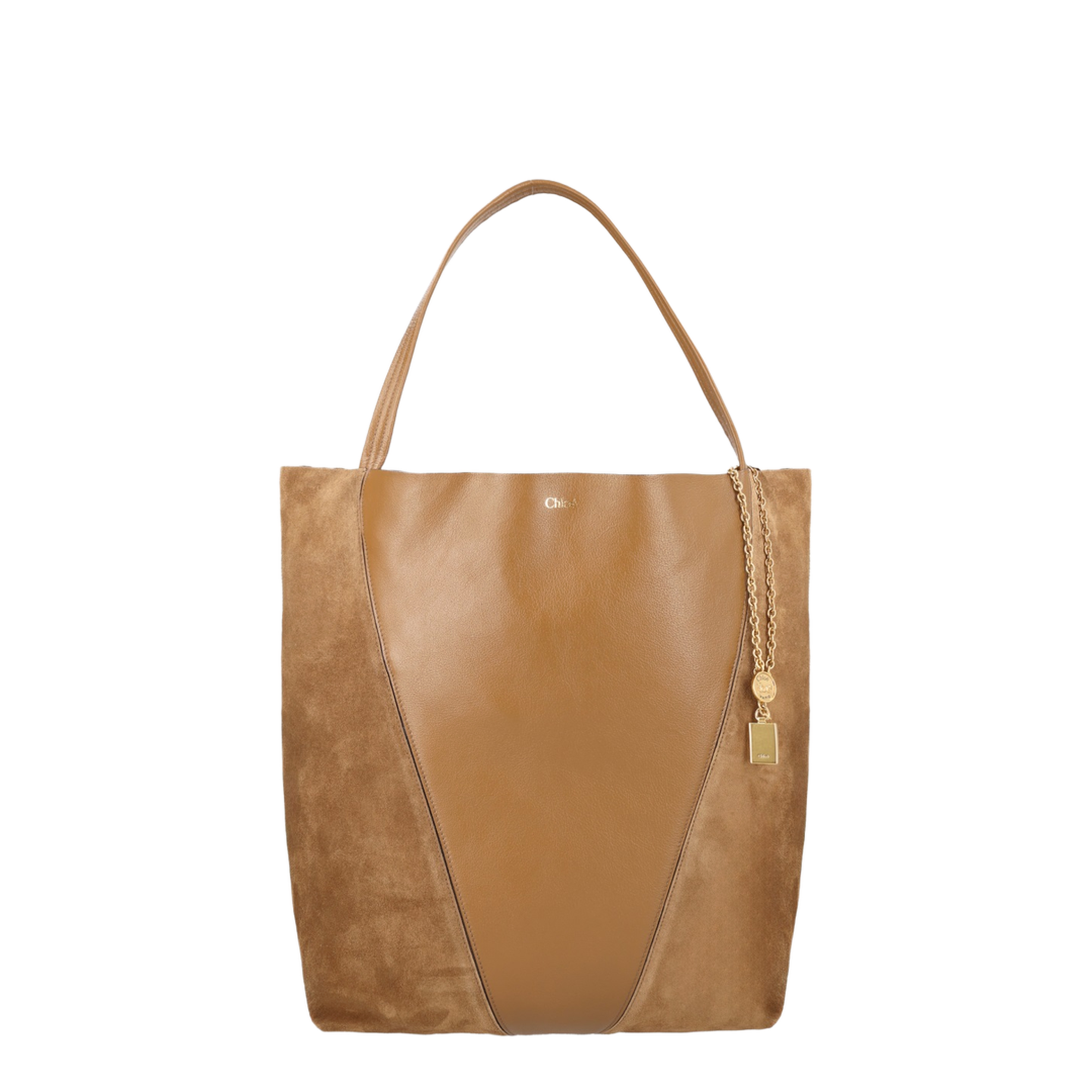 Brown Spin Tote Bag