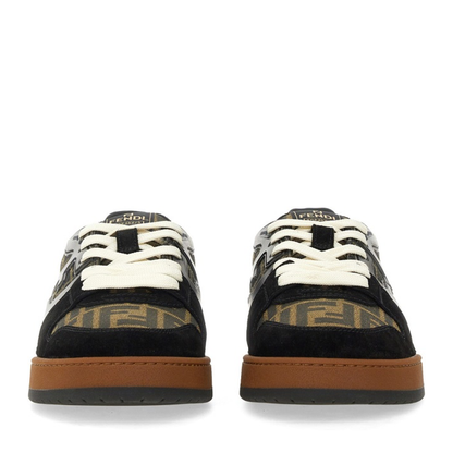 Match Sneaker in Black/Tabacco FF Jacquard