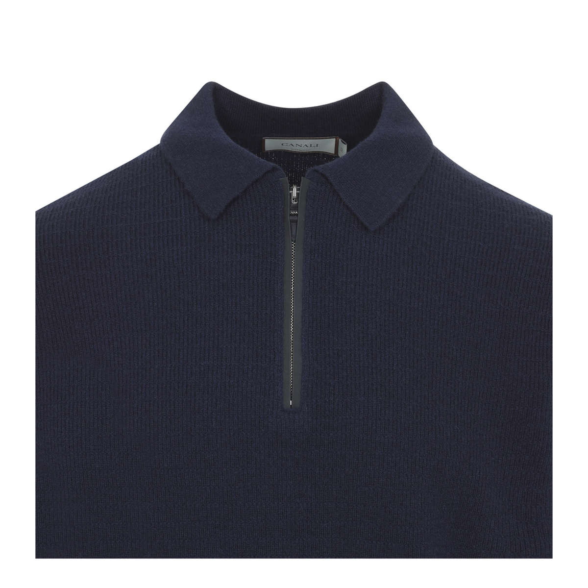 MAYFEYR - CANALI - Polo Zip Pullover - C1237MK02547302