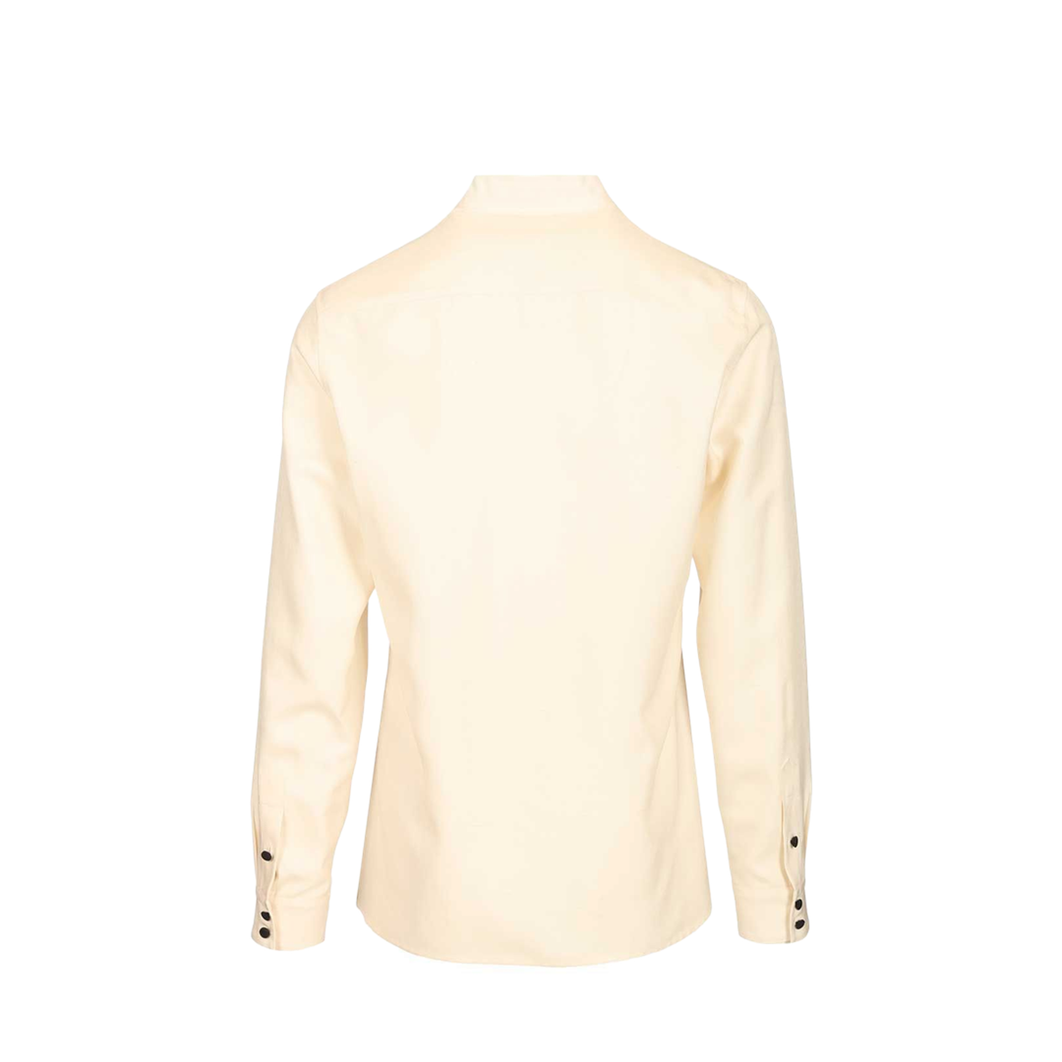 Silk Shantung Shirt Beige