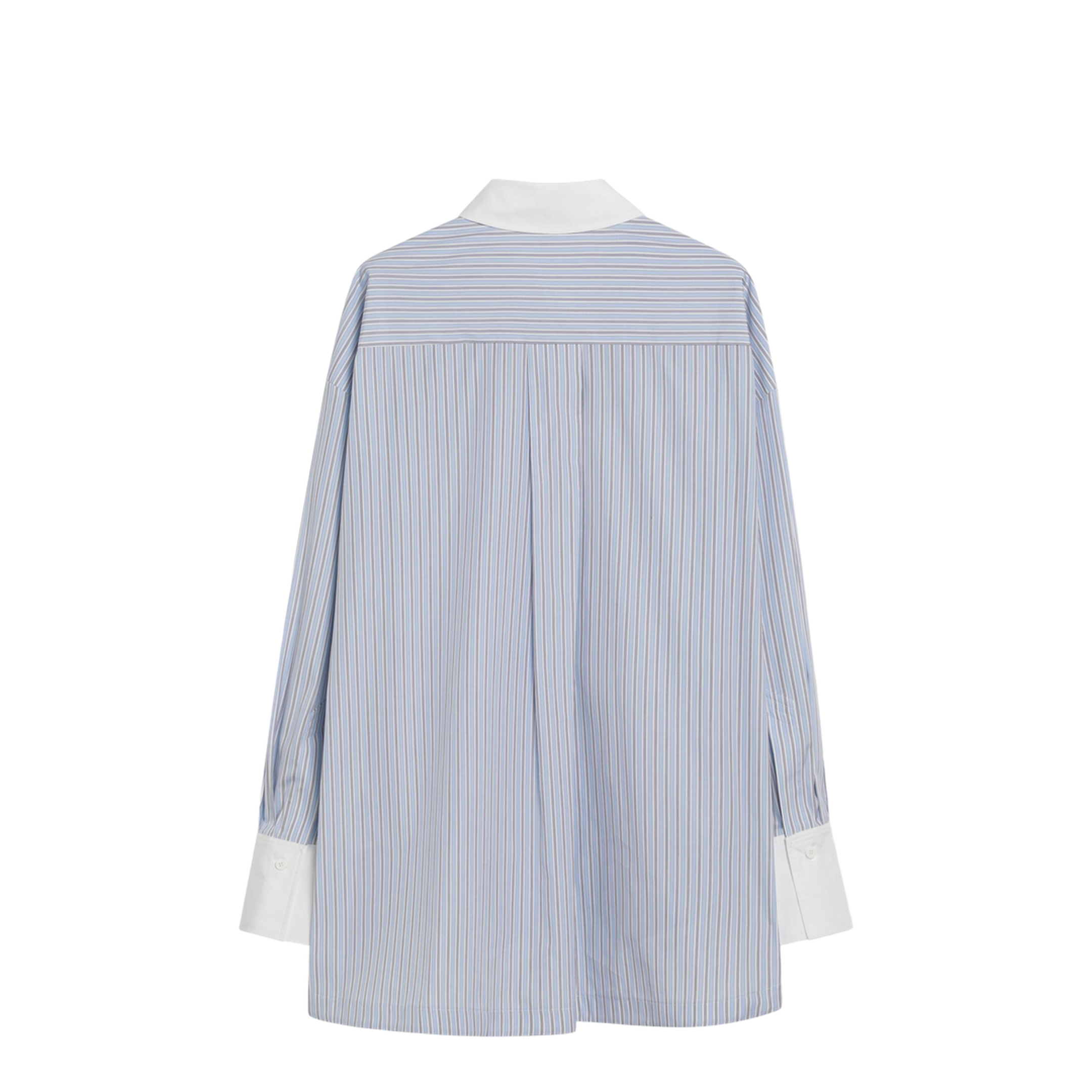 MAYFEYR - The Attico - Light Blue/White Striped Shirt - 260WCH0000CCC127AA264