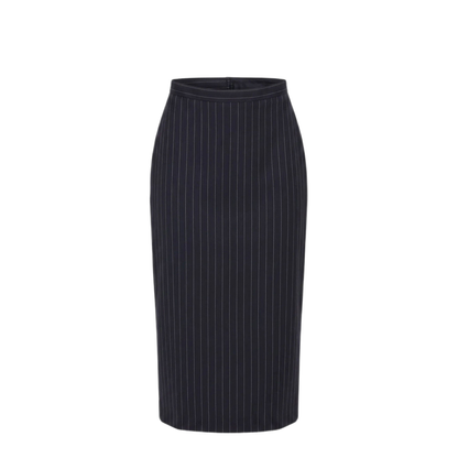 MAYFEYR - Givenchy - Midi Striped Wool Skirt - BW413J16UQ499
