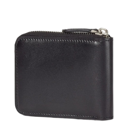 MAYFEYR - Fendi - Leather Compact Wallet With Zip And Ff Logo - 7M0380AVV6F0GXN