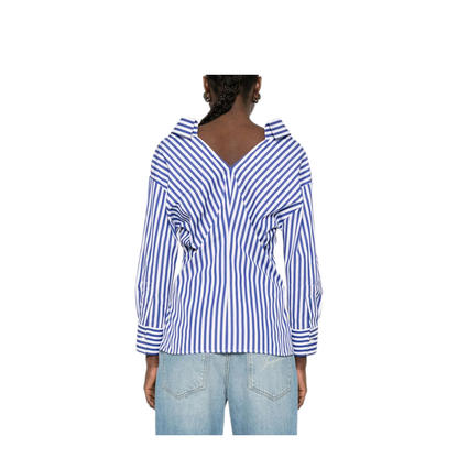 MAYFEYR - Givenchy - Slashed Striped Poplin Shirt - BW61JH16CN977