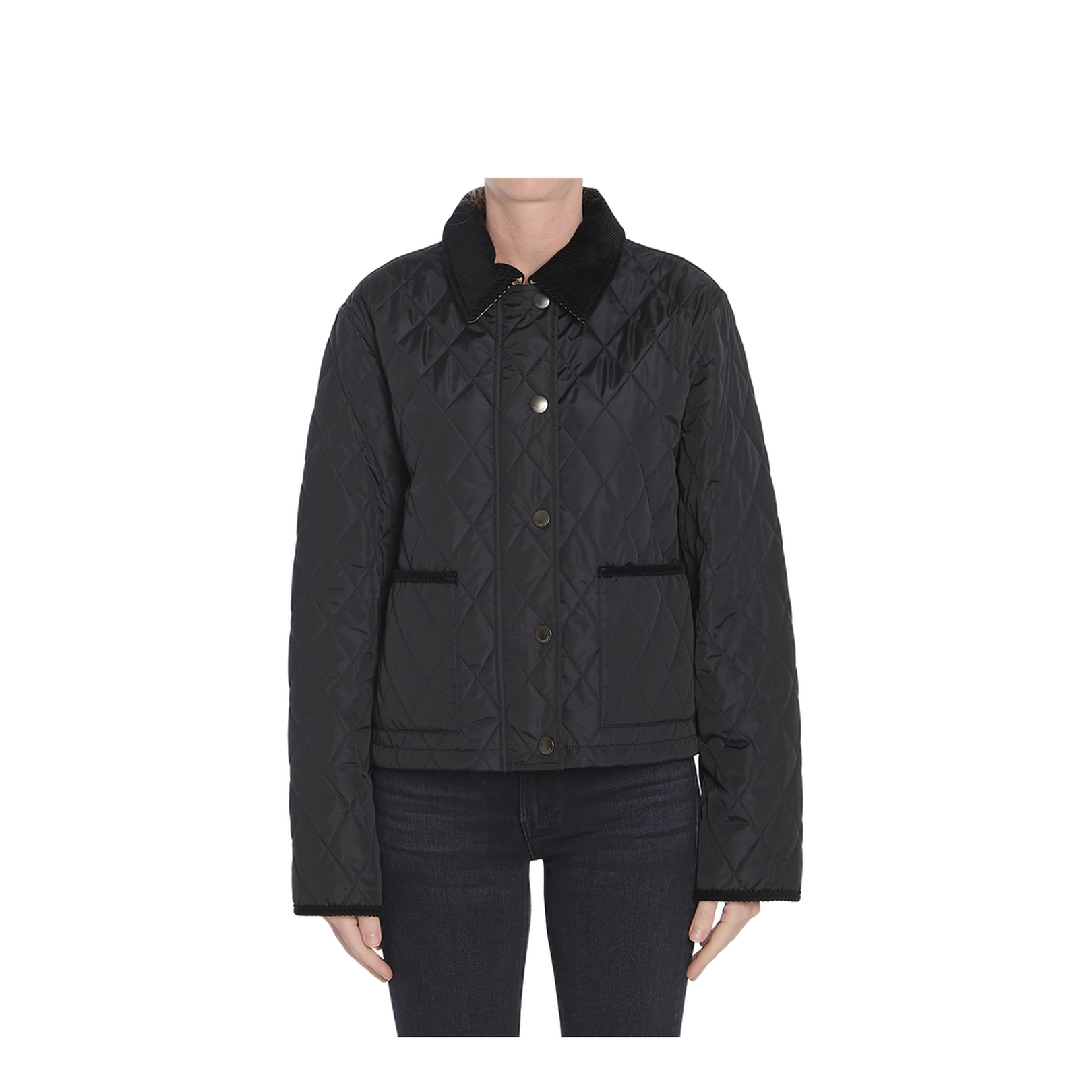 Cropped Quilted Jacket