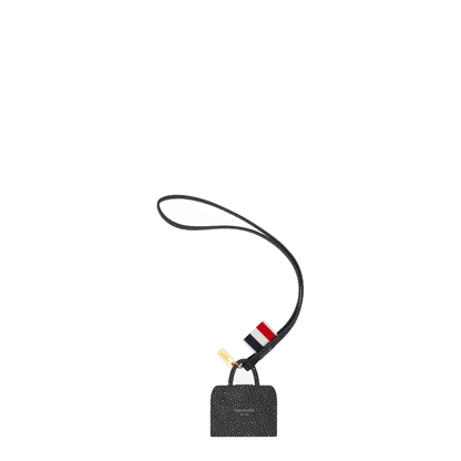 Mr. Thom Bag Charm in Pebble Grain Leather