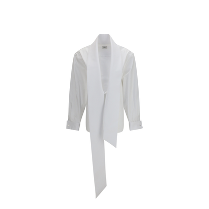 MAYFEYR - Saint Laurent - Lavallière Collar Shirt - 870726Y1H48
