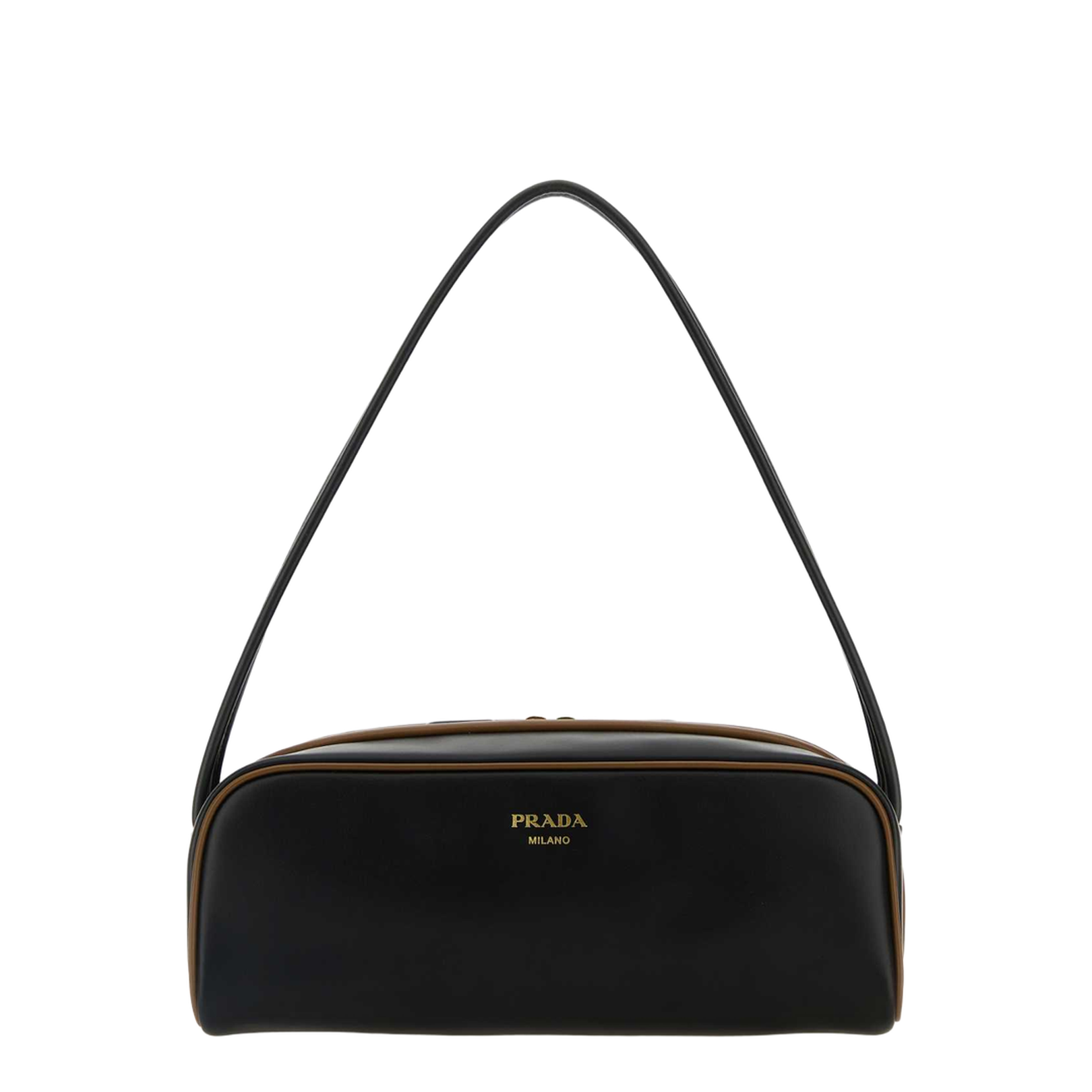 Black Leather Shoulder Bag
