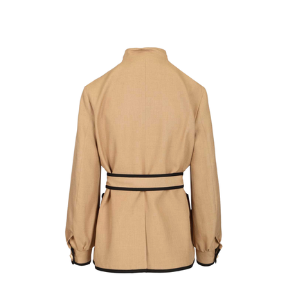 Caban Embroidered Logo Jacket