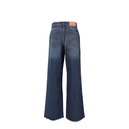 MAYFEYR - Stella Mccartney - Side Waistband Det Wide Leg Jean - 6D04753SQH534003