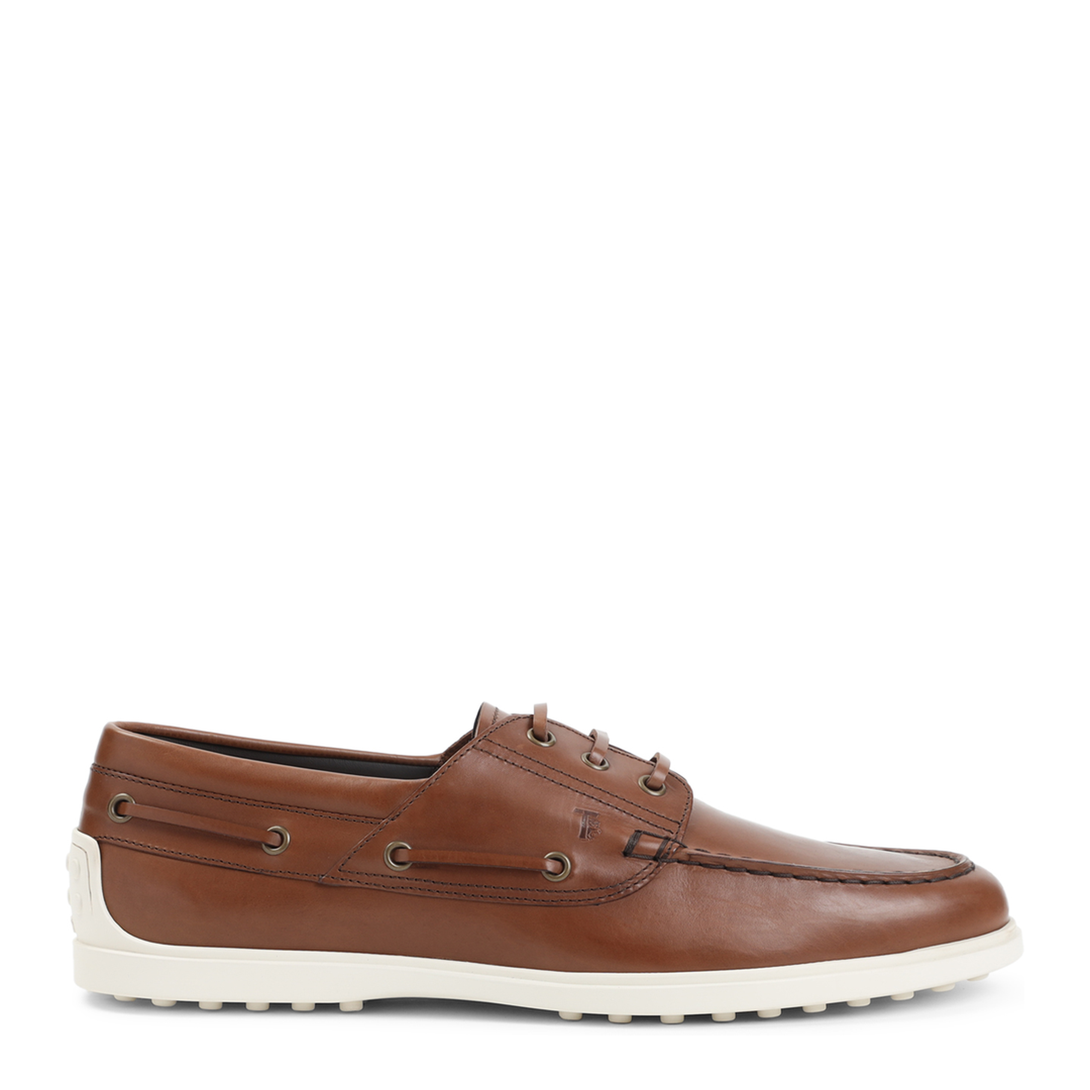 MAYFEYR - Tod's - Teak Brown Leather Boat Loafer - XXM78L0JP00NF5S607TEAK