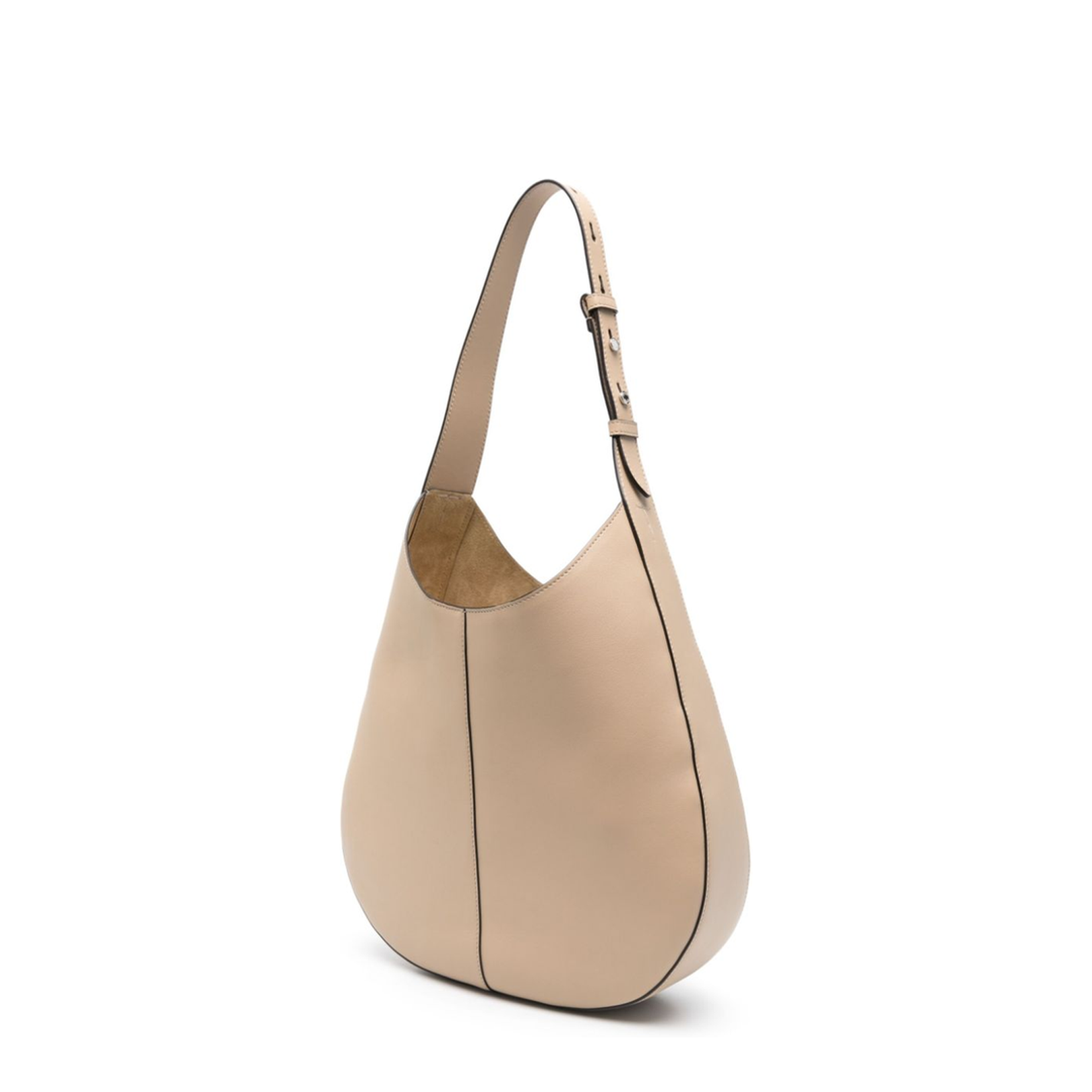 Light Beige Magnetic Adjustable Shoulder Strap Removable Pouch Bag