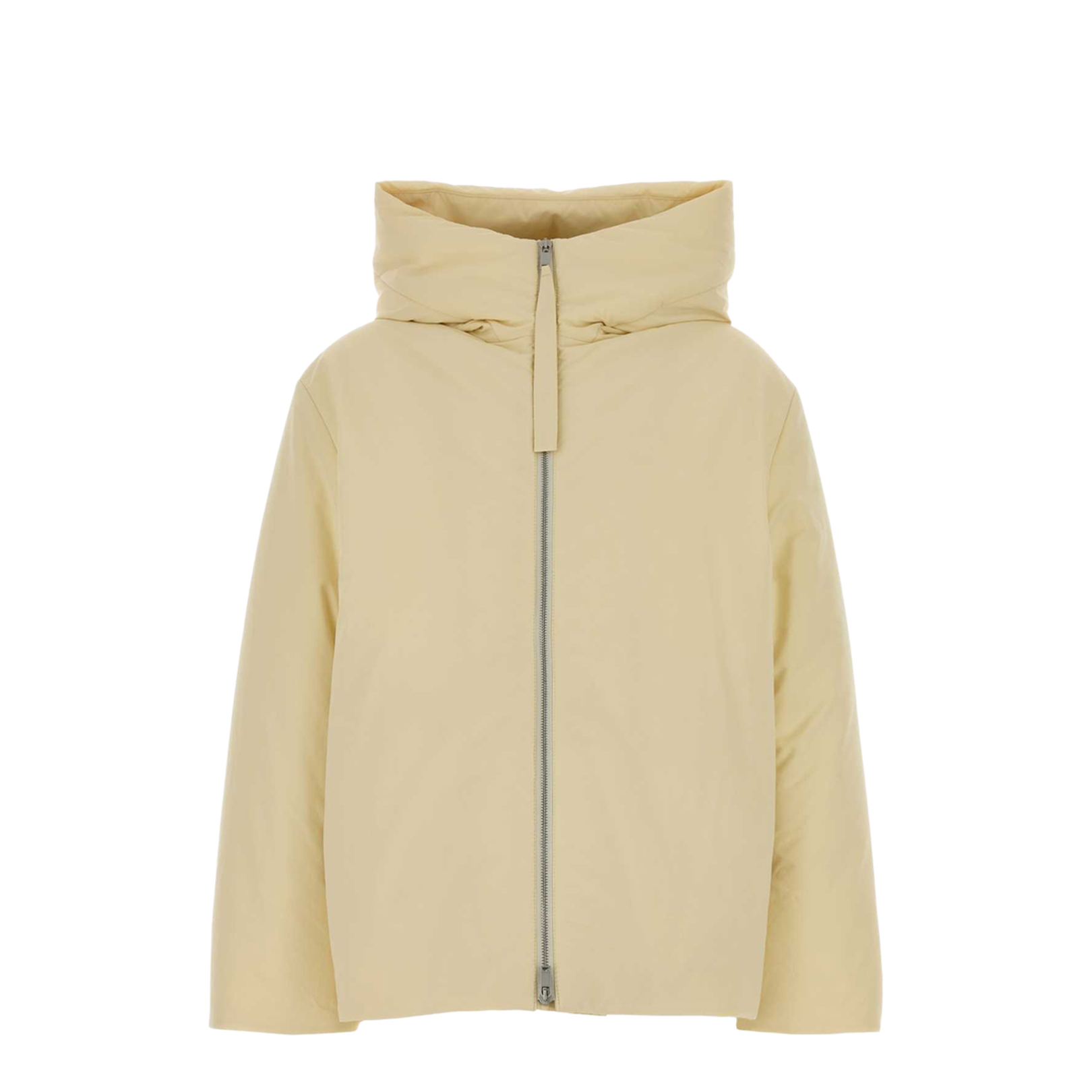 Cream Polyester Down Jacket