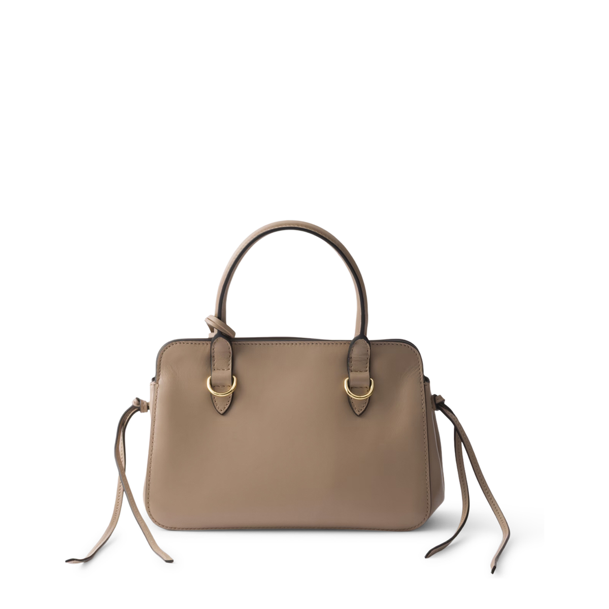 Carry Mini Calfskin Handbag - Sand Beige
