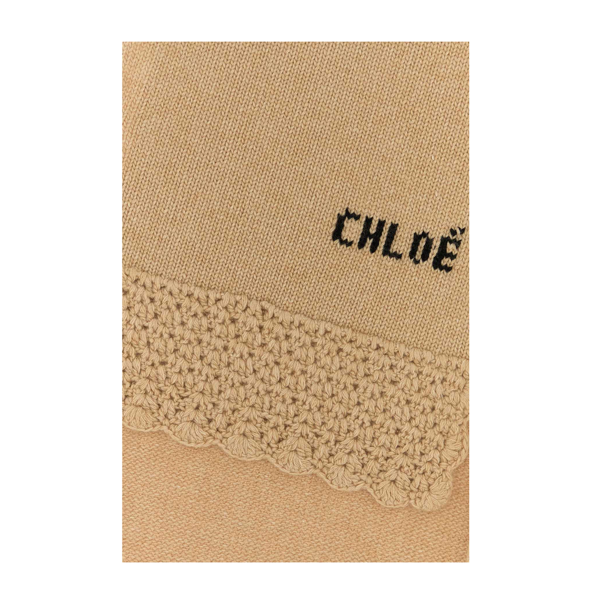 MAYFEYR - Chloè - Beige Wool Scarf - CH27SKS04WOO283