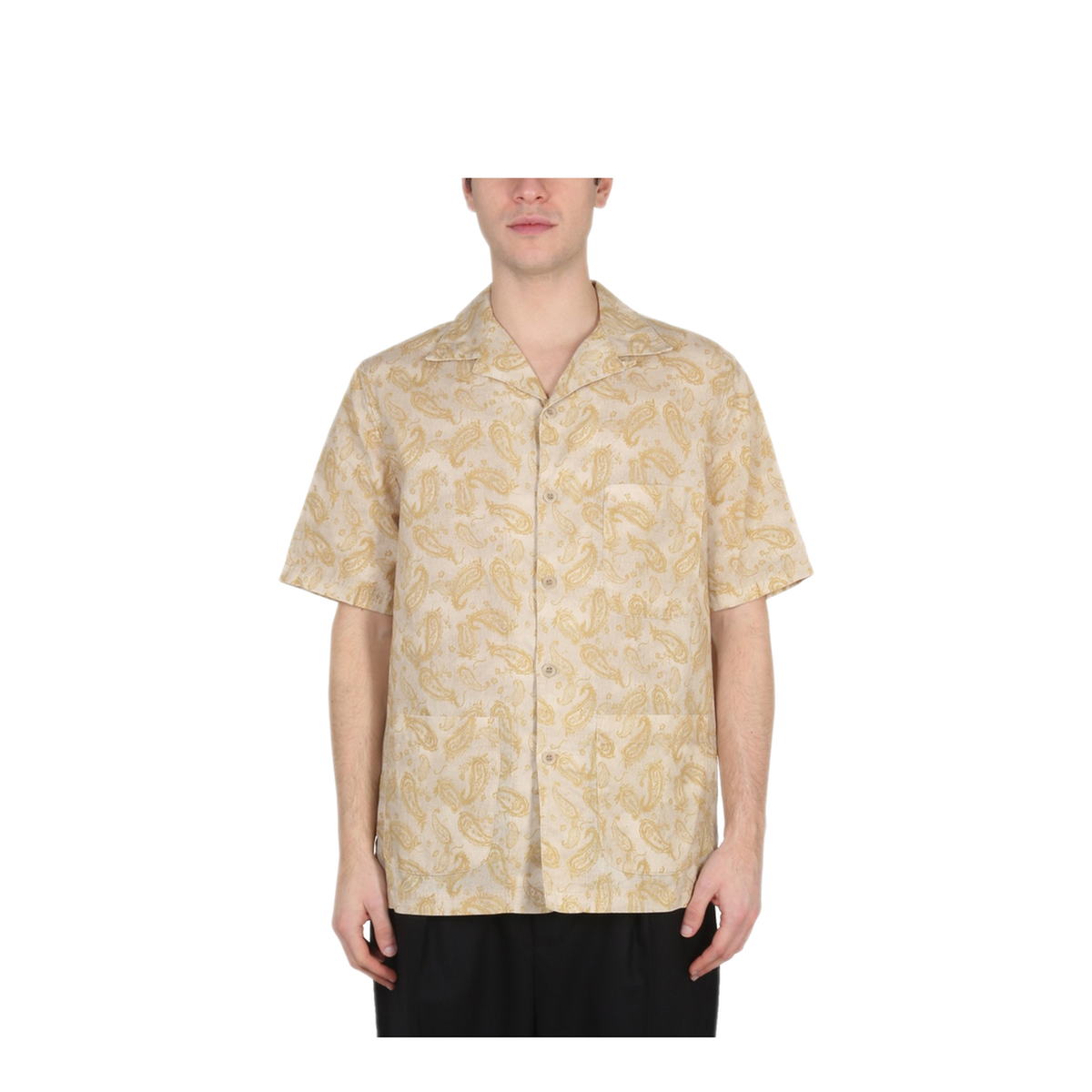 MAYFEYR - EAST HARBOUR SURPLUS - Paisley Print Shirt - ALBUQUERQUE25BEIGE