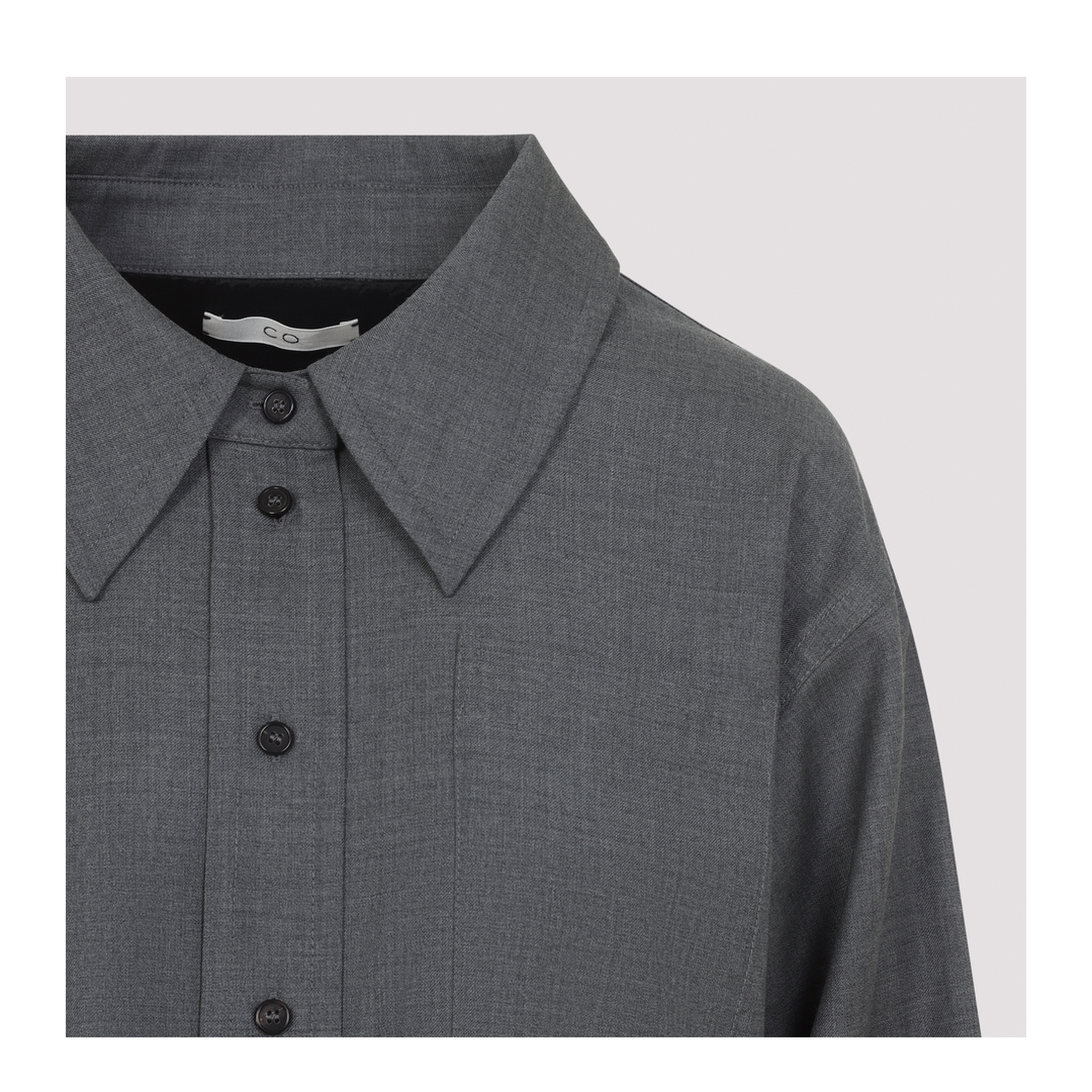 MAYFEYR - CO - Grey Wool Overshirt - 1730LPMW026